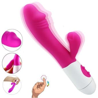 G-Spot Rubber Corny Vibrator for Women