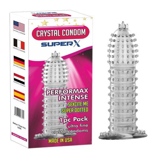 Candy Crystal Condoms 3-D  for Men